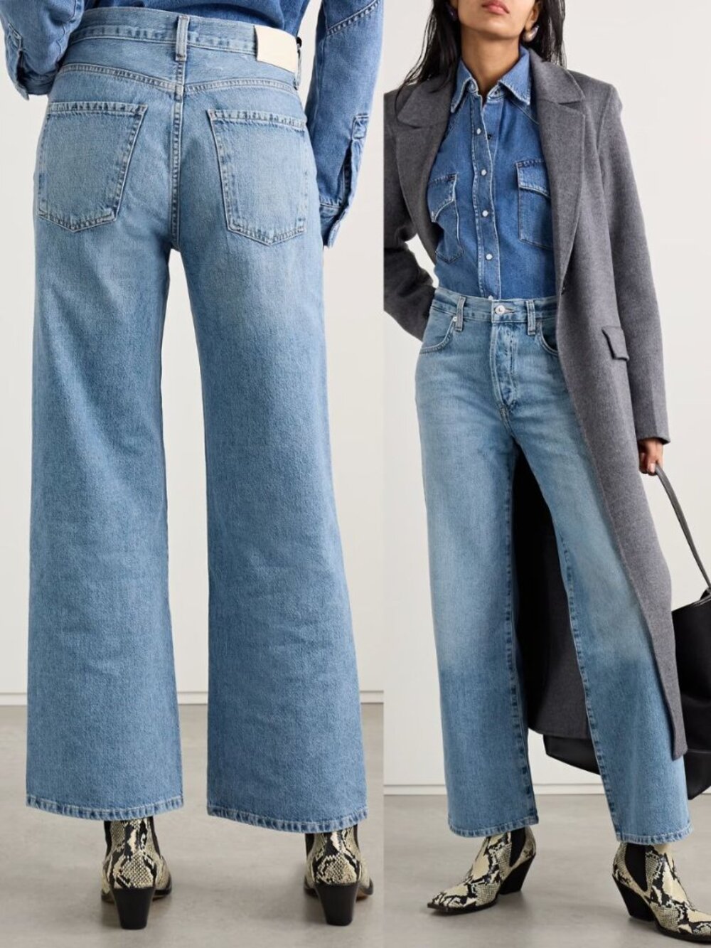 Citizens of Humanity Annina Jean Meuse Blue Denim High Waisted Straight Leg 24 - Picture 10 of 13
